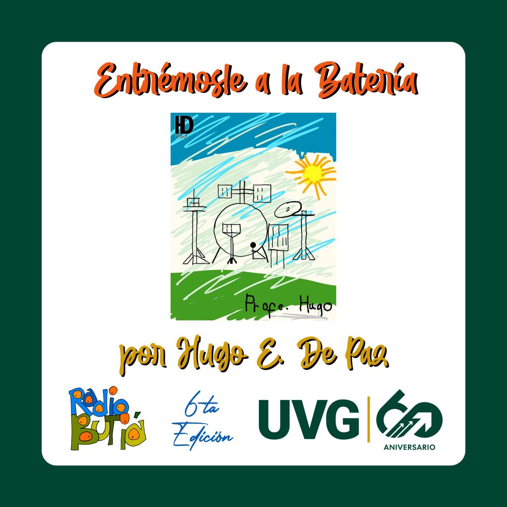 El programa está pensado para niños con la finalidad de que puedan identificar y reconocer las partes y sonidos de la batería.